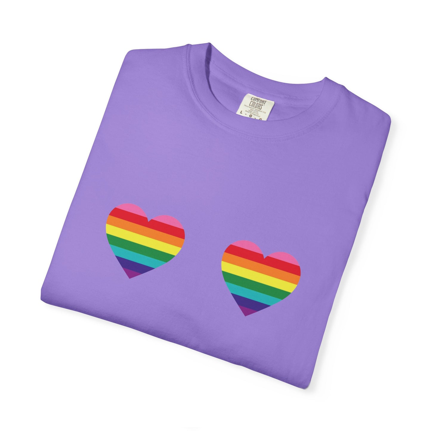 🌈💖 Love Looks Like This PRIDE Unisex Garment-Dyed Ta-Ta T-Shirt