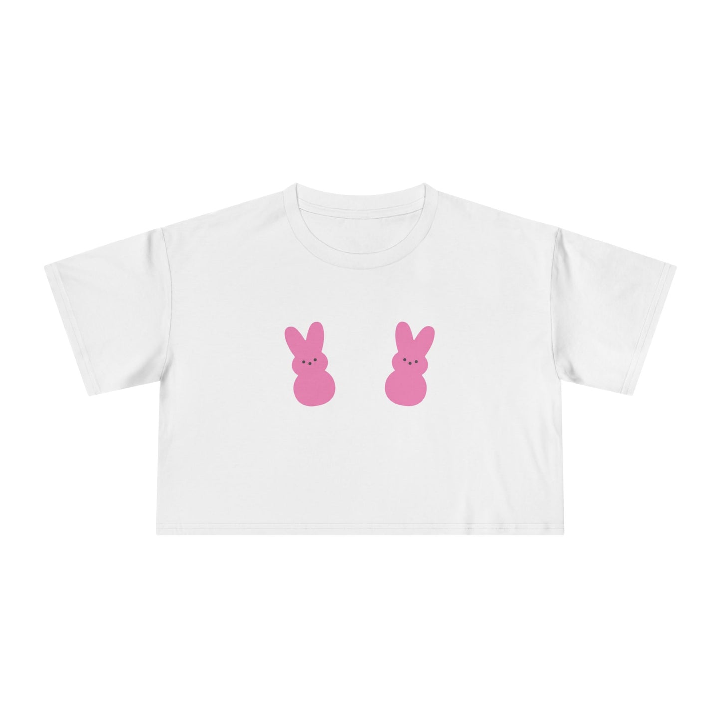 🐰 Peep Show Women’s Crop Ta-Ta Tee