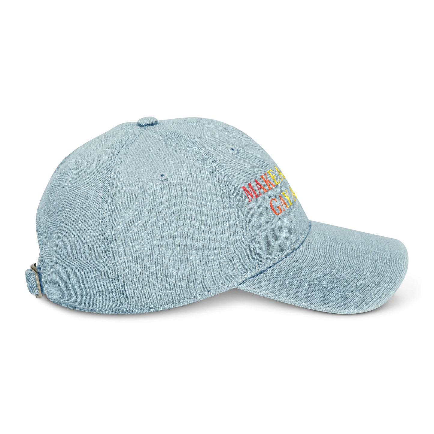 🧢🌈 Make America Gay Again PRIDE Denim Hat