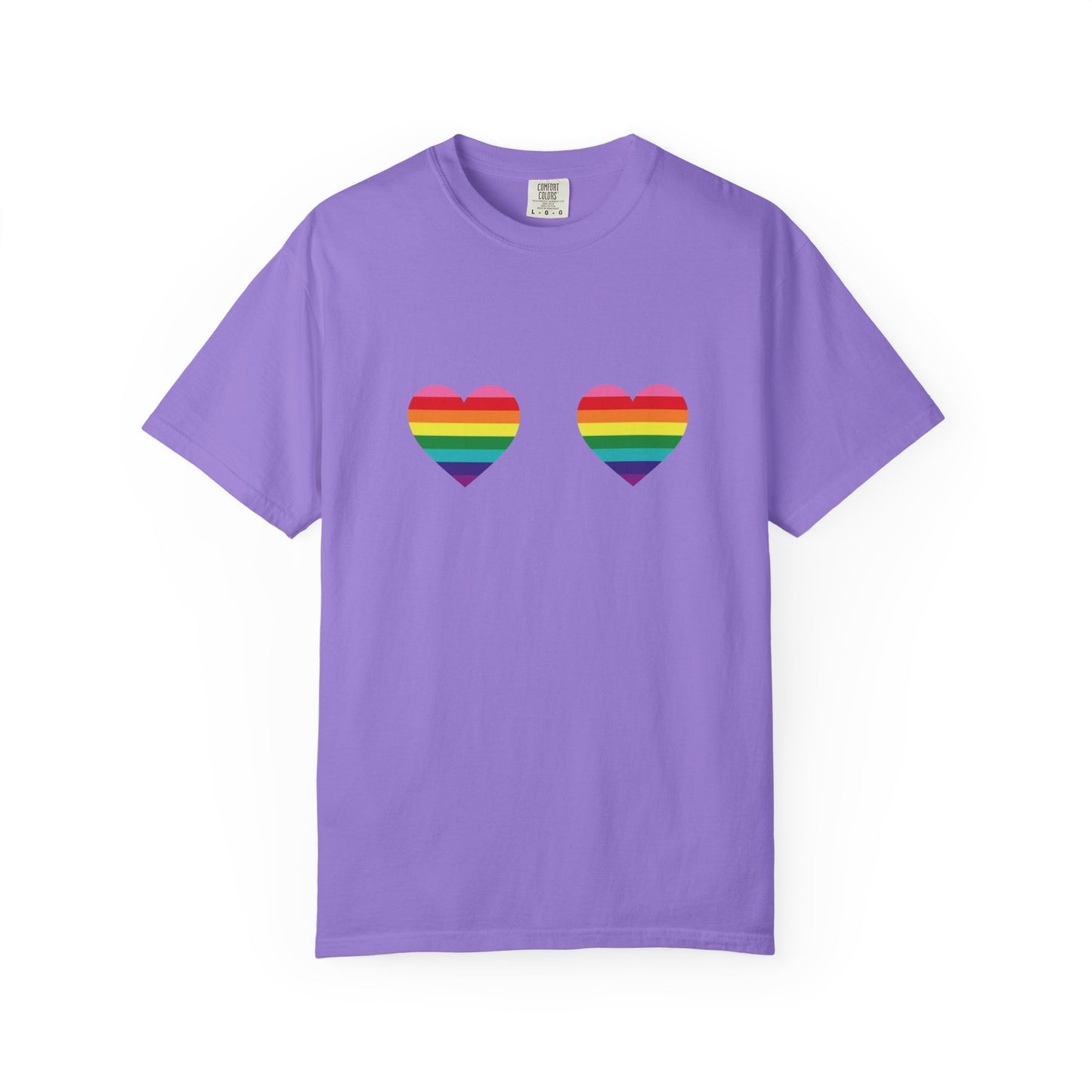 🌈💖 Love Looks Like This PRIDE Unisex Garment-Dyed Ta-Ta T-Shirt