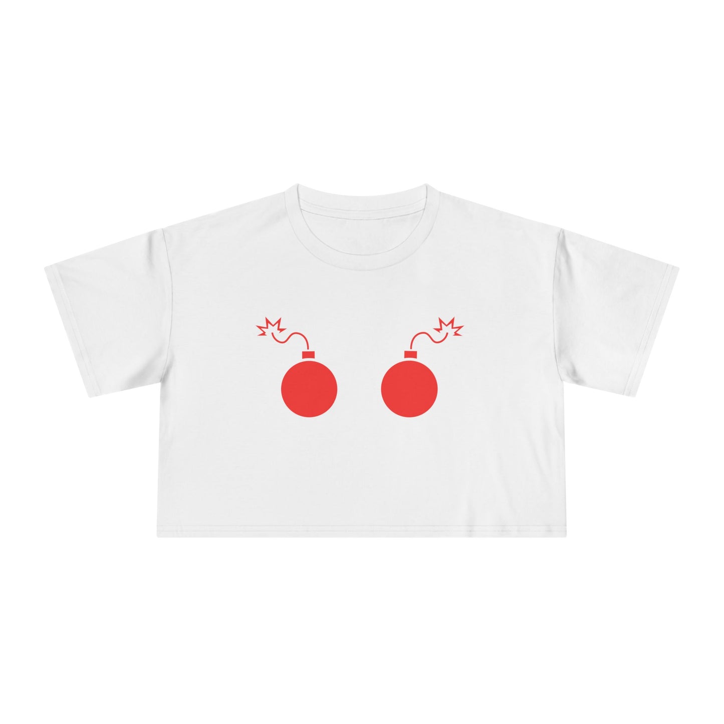 💣 Love is Like a Bomb Women’s Crop Ta-Ta Tee