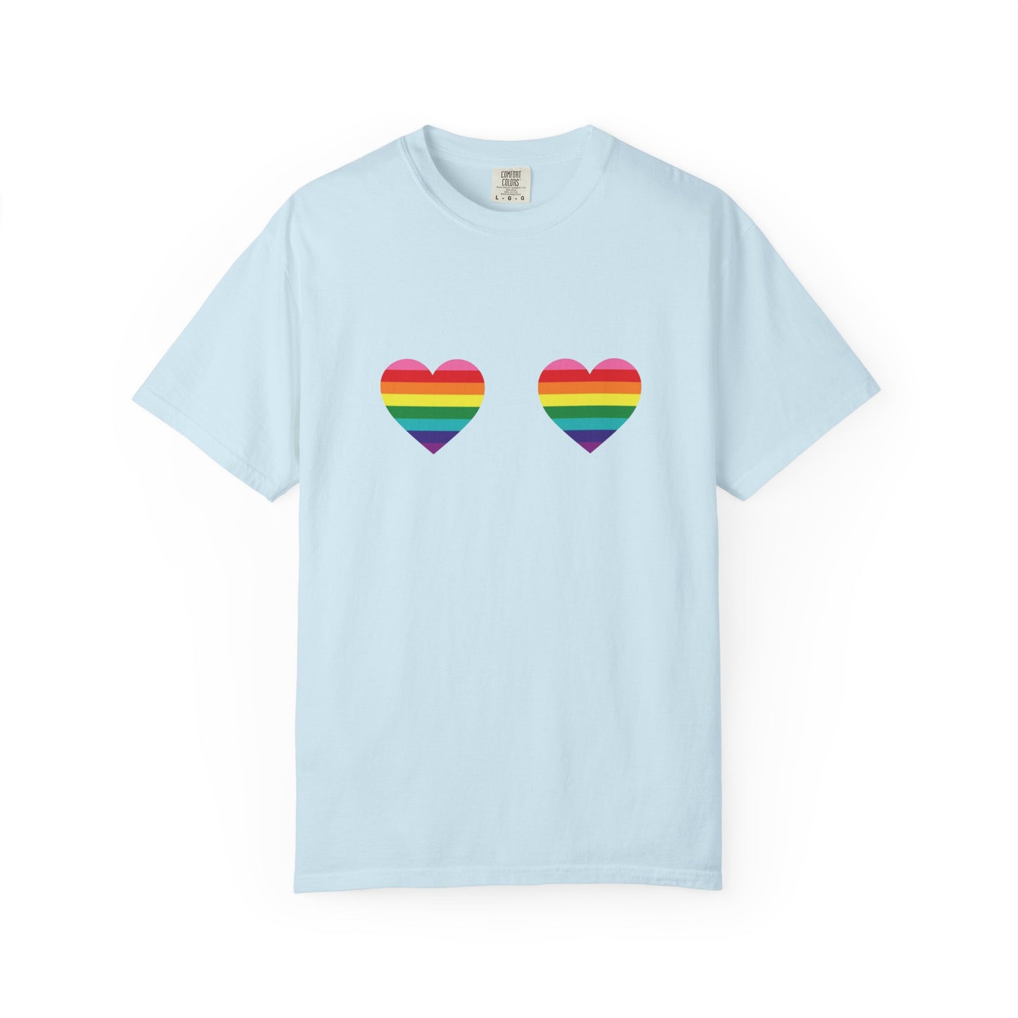 🌈💖 Love Looks Like This PRIDE Unisex Garment-Dyed Ta-Ta T-Shirt