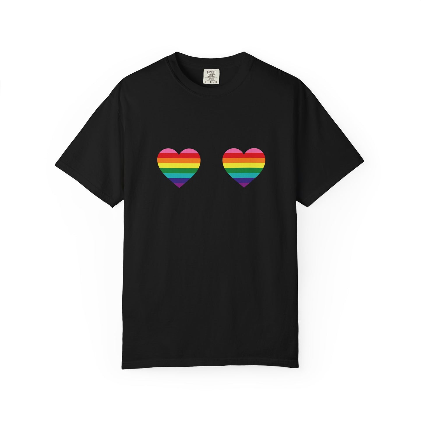 🌈💖 Love Looks Like This PRIDE Unisex Garment-Dyed Ta-Ta T-Shirt