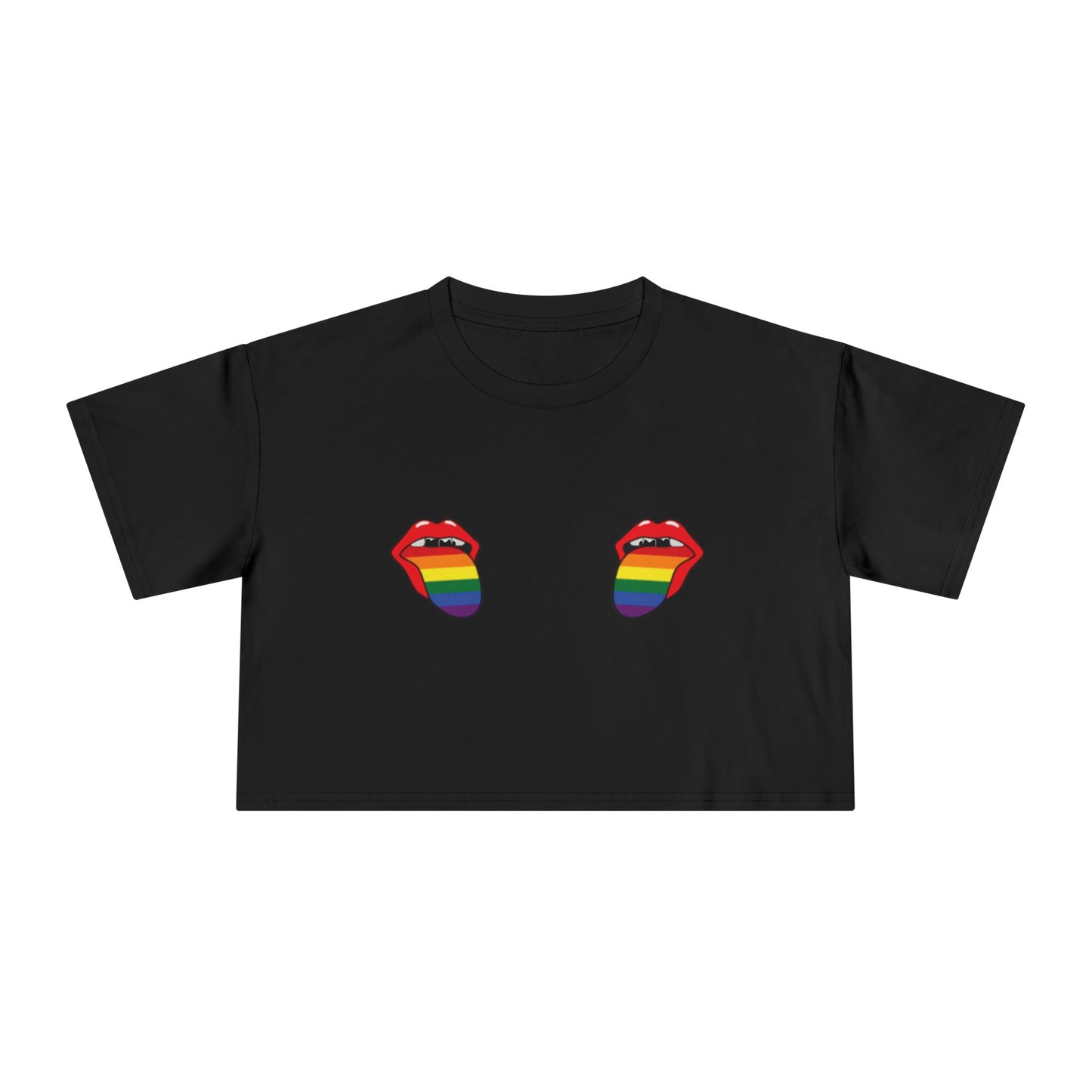 🌈👅Taste the Gay Agenda PRIDE Crop Ta-Ta Tee