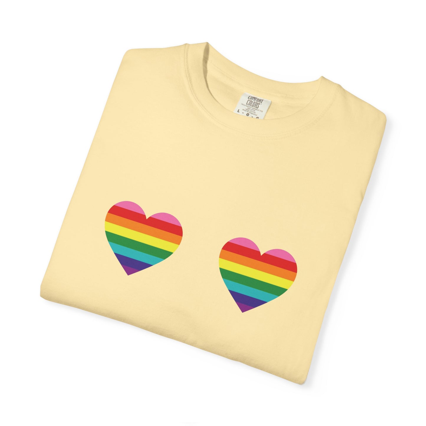 🌈💖 Love Looks Like This PRIDE Unisex Garment-Dyed Ta-Ta T-Shirt