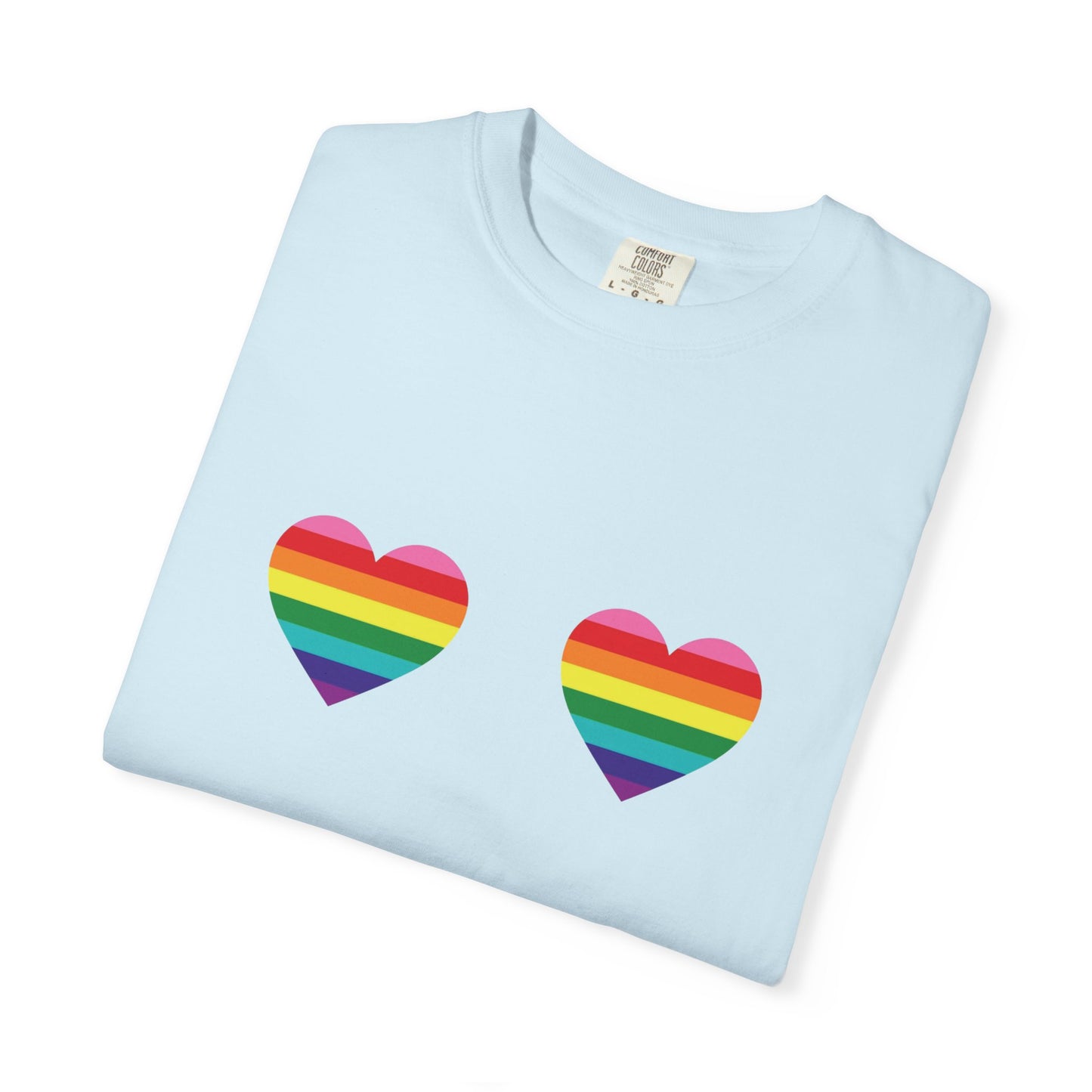 🌈💖 Love Looks Like This PRIDE Unisex Garment-Dyed Ta-Ta T-Shirt