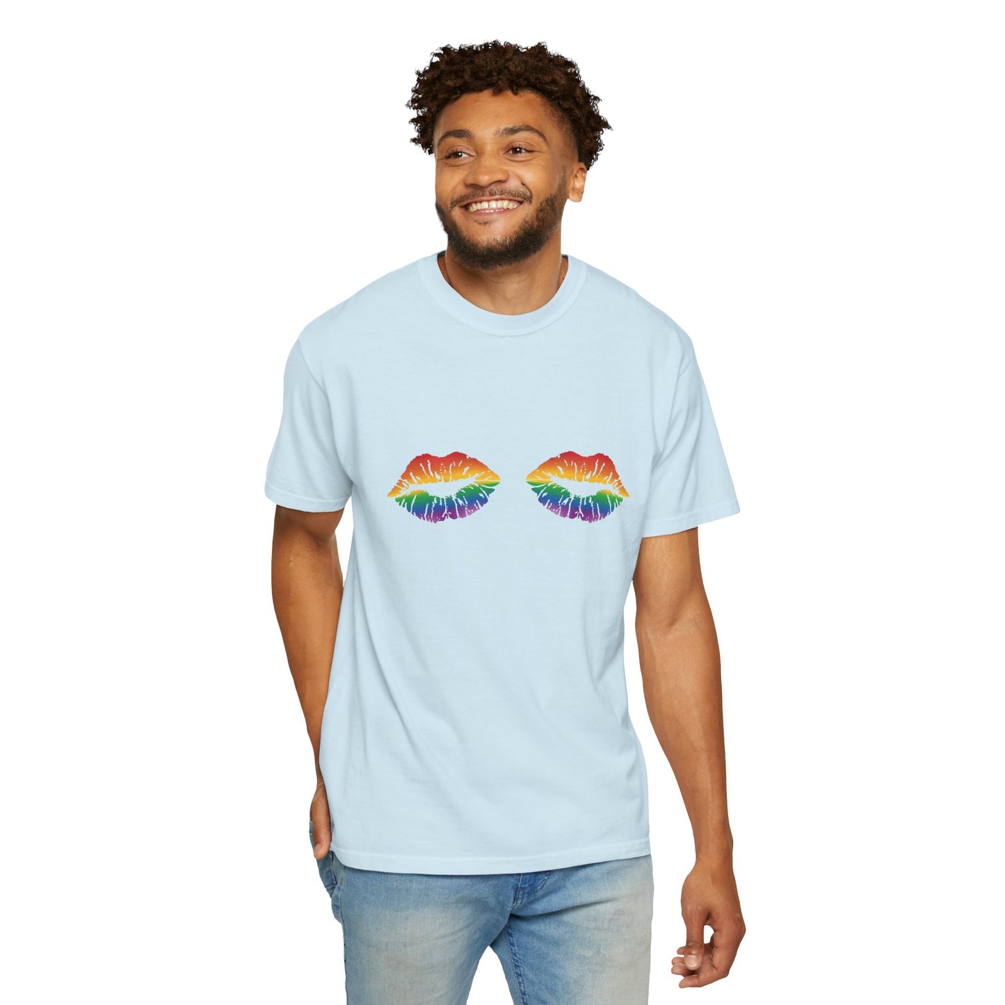 🌈💋 Taste the Rainbow PRIDE Unisex Garment-Dyed Ta-Ta T-Shirt