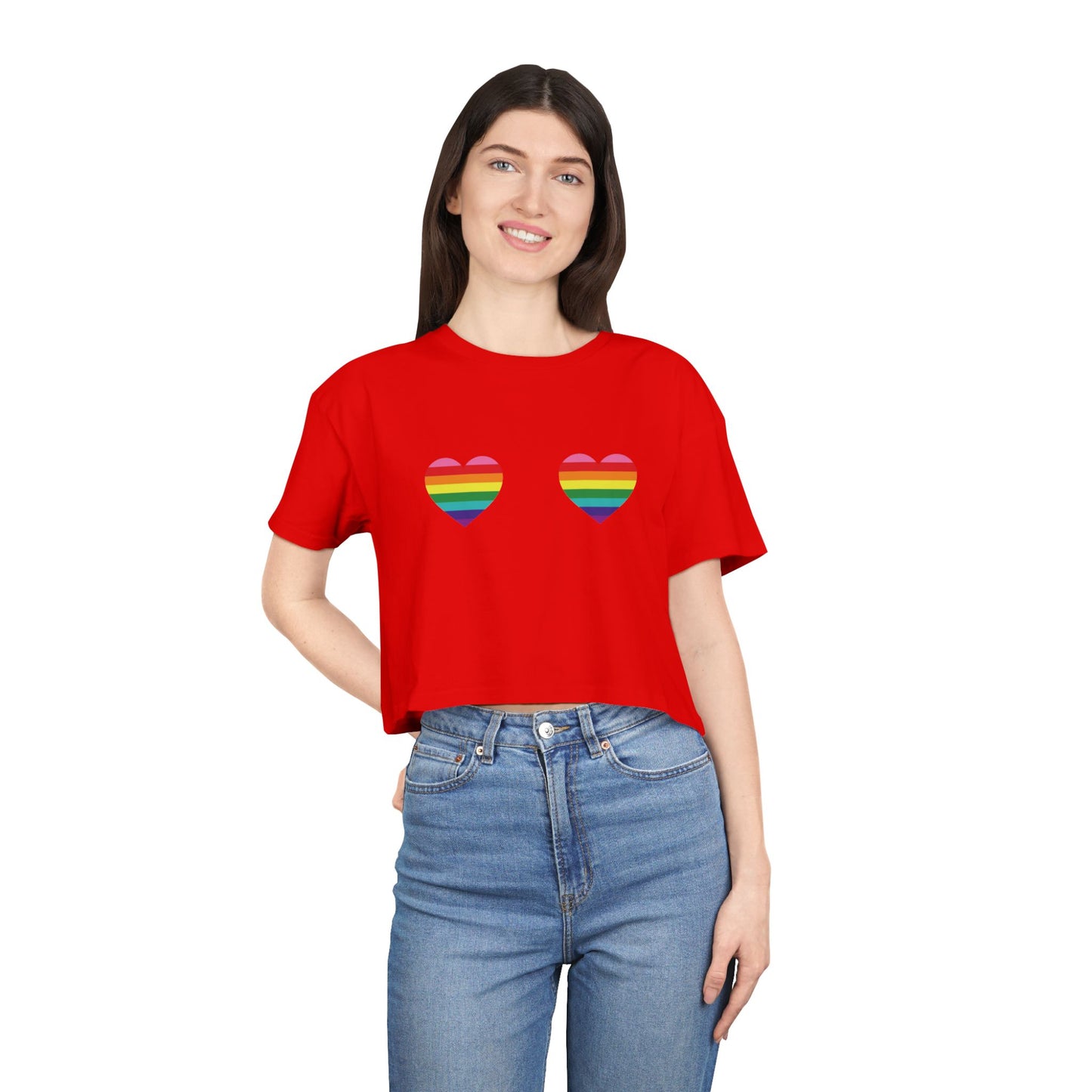 🌈💖 Love Looks Like This PRIDE Crop Ta-Ta Tee