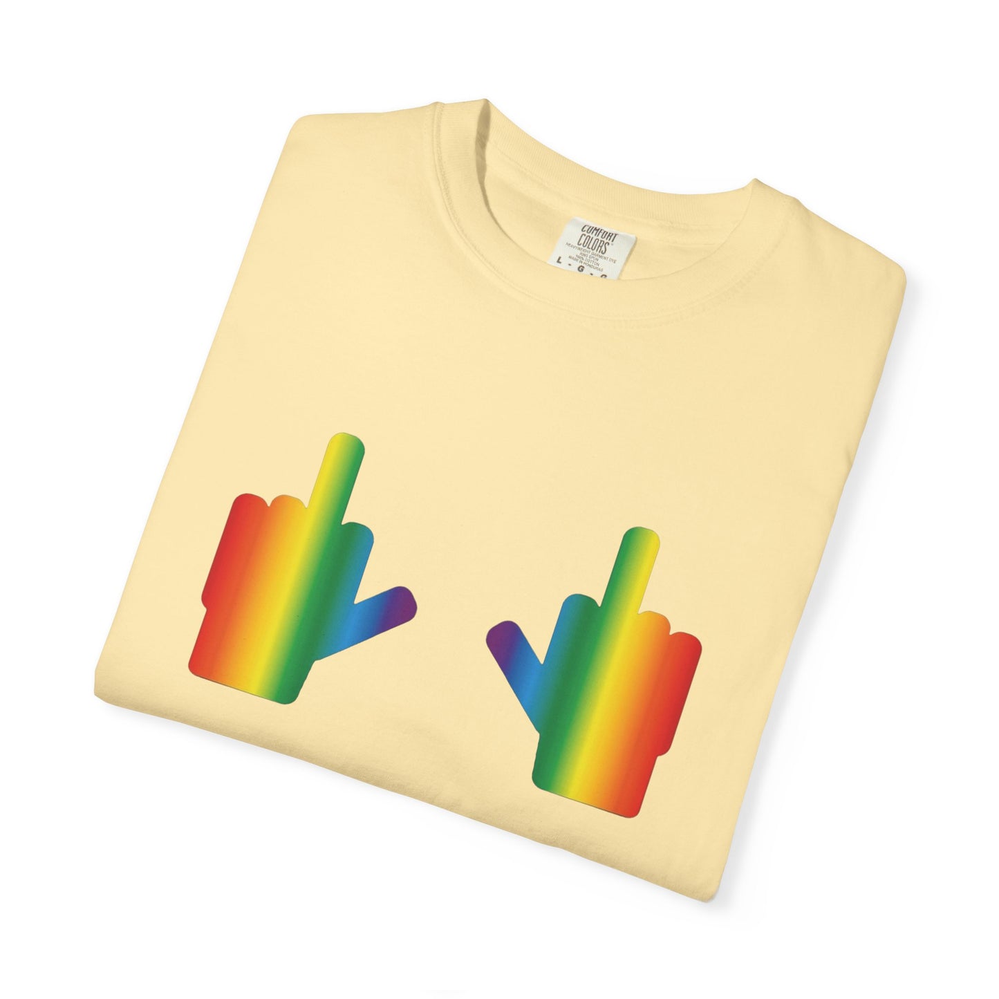 🌈🖕F* Around and Find Out PRIDE Unisex Garment-Dyed Ta-Ta T-Shirt