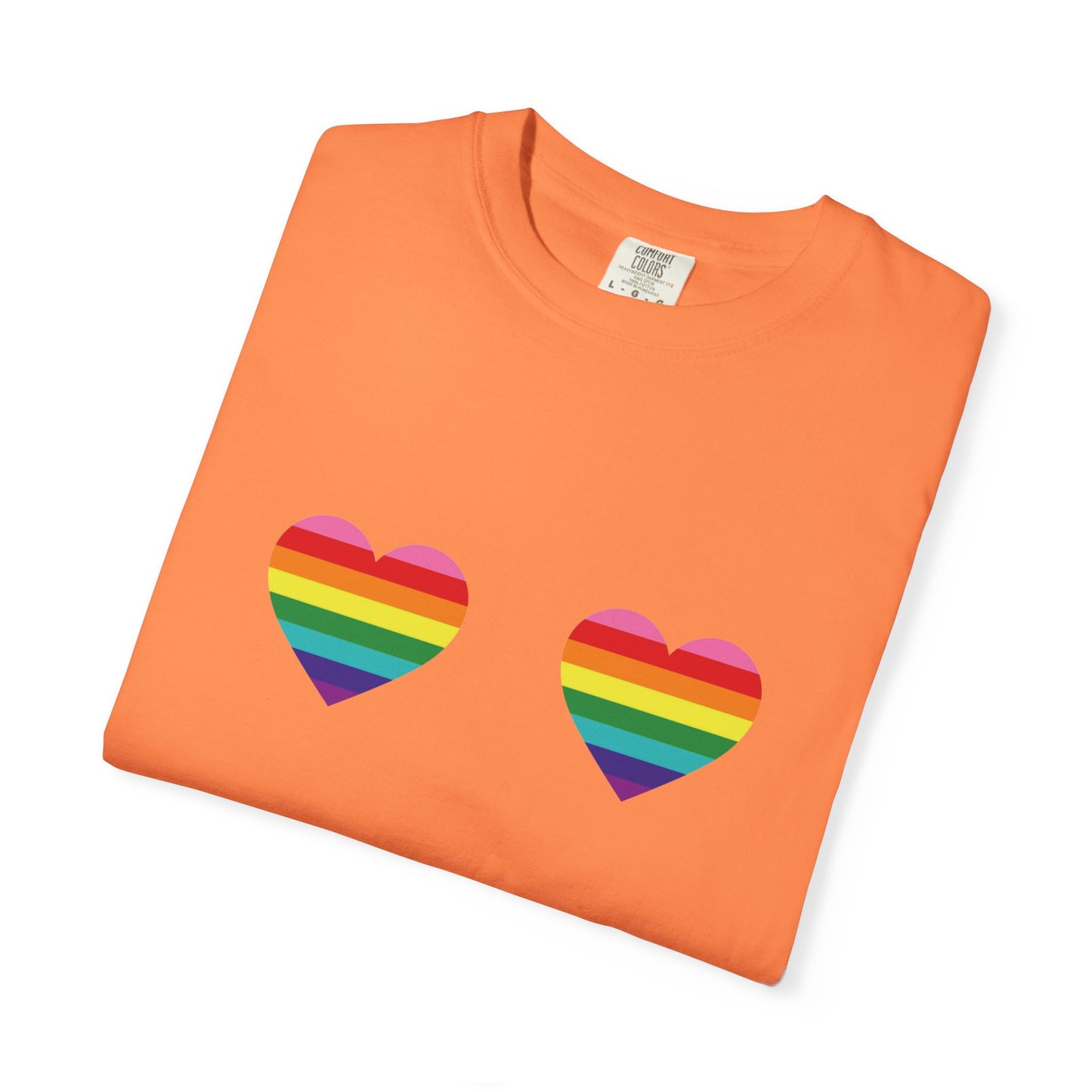 🌈💖 Love Looks Like This PRIDE Unisex Garment-Dyed Ta-Ta T-Shirt