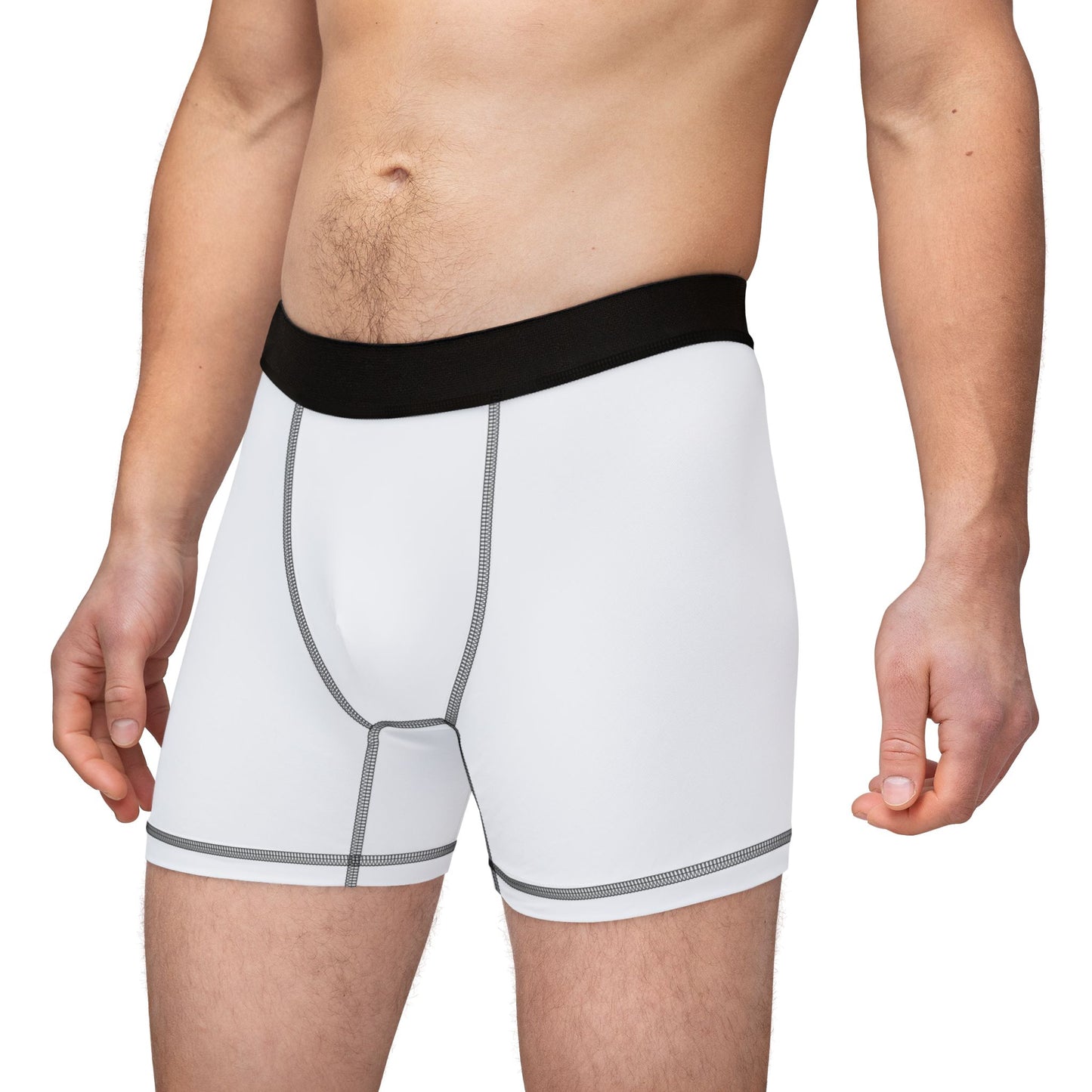 🌈🍑 Hands On & Cheeked Up for Pride Men’s Boxers (Daddy's Little Angel White)